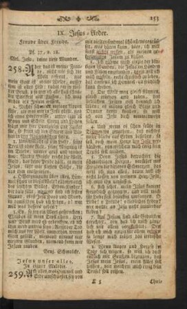 IX. [i.e. XI] Jesus-Lieder.
