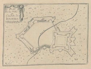 Plan De la Ville et Citadelle de Iuliers [= Jülich]