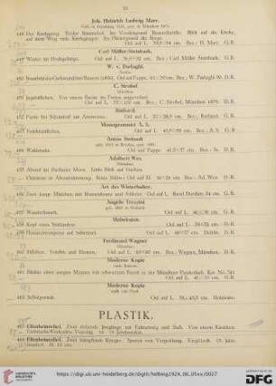 Plastik (Nr. 463-504)