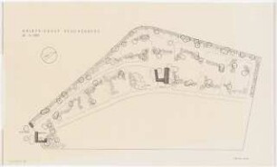 Waldfriedhof Reuschenberg: Lageplan 1:500