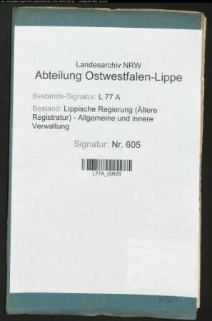 Entlassung Bürgermeister Honerlas zu Lemgo