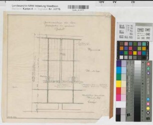 Münster (Münster) Grüner Grund Gartenanlagen für Form Paarherten 1927 1 : 200 Zeichnung Westfälische Heimstätte Wohnungsgesellschaft Münsterland
