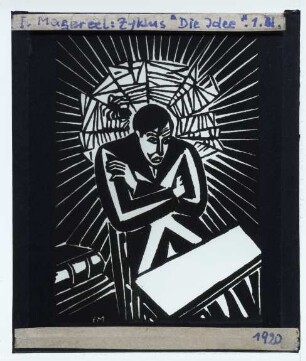 Masereel, Die Idee,Masereel, Die Idee, Holzschnitt 1/83