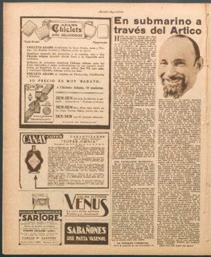 En submarino a través del Artico
