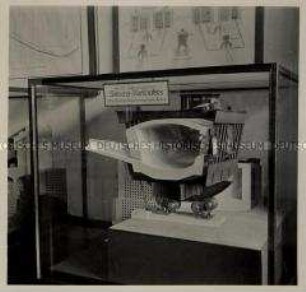 München, Deutsches Museum, Modell eines Siemens-Martinsofens