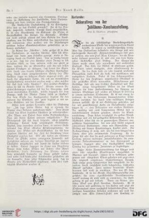 8: Karlsruhe : Dekoratives von der Jubiläums-Kunstausstellung, [2]