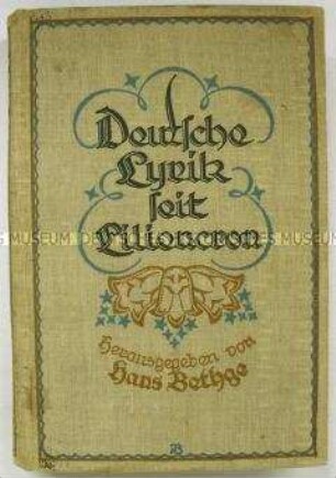 Deutsche Lyrik seit Liliencron
