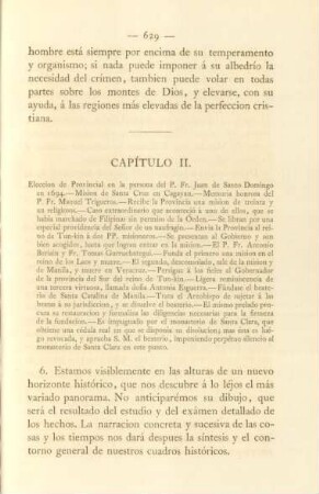 Capítulo II. Eleccion de Provincial en la persona del P. Fr. Juan de Santo Domingo en 1694. - ...