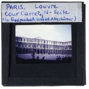 Paris, Louvre (GC 48.8607,2.3372),Paris, Cour Carrée : Nordseite