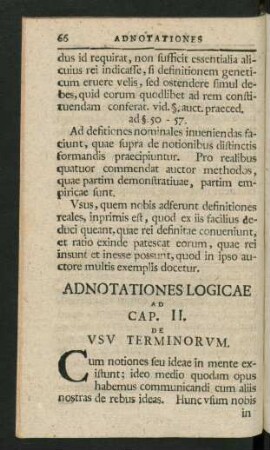 Cap. II. De Usu Terminorum