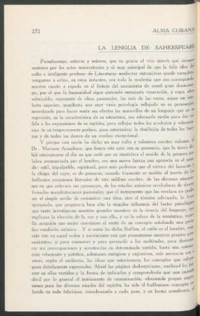 La lengua de [Shakespeare]