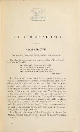 The life and correspondence of Thomas Valpy French : With Illustrations, 2