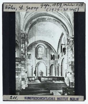Köln, St. Georg : Westchor