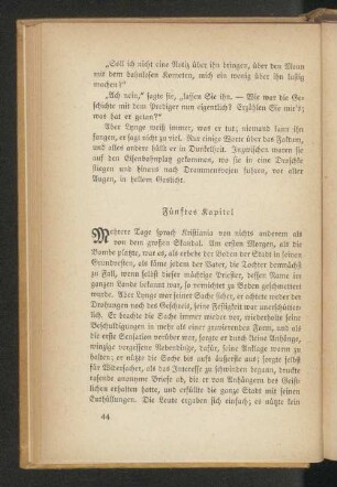 Fünftes Kapitel