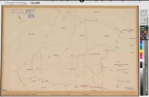 Herzfeld (Lippetal), Flurbereinigung Herzfeld-Düllo, Zuteilungskarte Beckum, Ksp. Flur 83