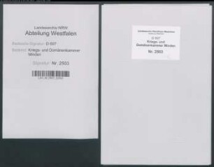 Erbverpachtung der Kirchenstühle zu Werther (Amt Sparrenberg, Vogtei Werther)