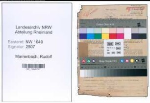 Entnazifizierung Rudolf Marrenbach , geb. 02.02.1915 (Musiklehrer)