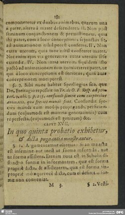 Caput XVII. In quo quinta probatio exhibetur, & dicta pugnantia monstrantur