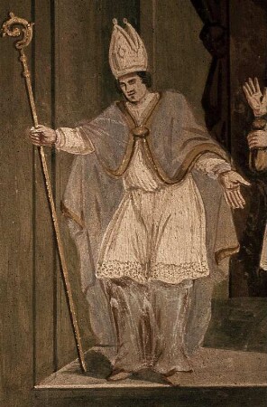 Erzbischof Andreas Fremiot von Bourges verkündet die Ordensregeln