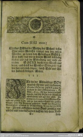 Leichenpredigt : Christliche Leich-Predigt. Eingang, Abhandlung, Gebrauch