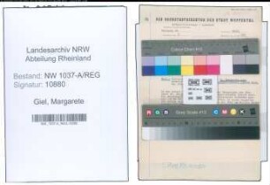 Entnazifizierung Margarete Giel , geb. 00.00.0000 ()