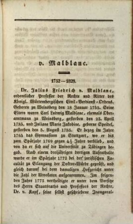 Athenäum berühmter Gelehrter Würtembergs, 3. 1829