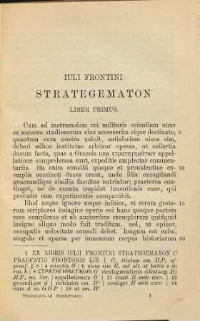 Iuli Frontini Strategematon libri quattuor