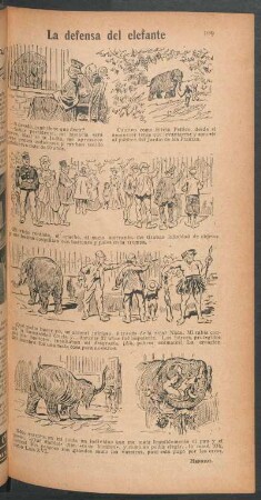 La defensa del elefante - [Cómic]