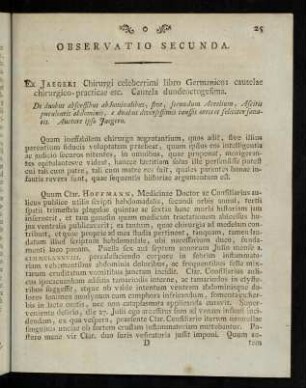 25-27, Observatio Secunda.