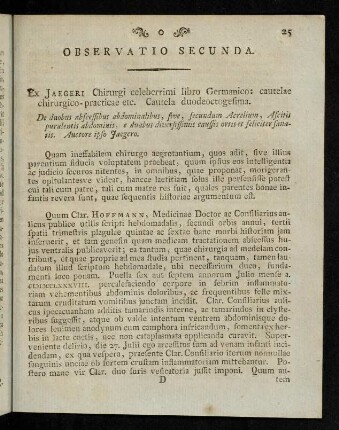 25-27, Observatio Secunda.