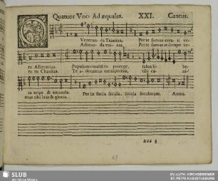 XXI. O veneranda Trinitas
