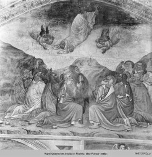 Ausmalung : Neutestamentarische Szenen : Christi Himmelfahrt, Pfingsten, Himmelfahrt Mariens