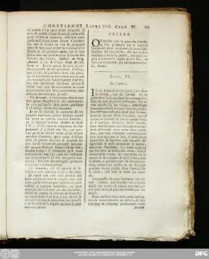 Chap. VI. De l'Amitié.
