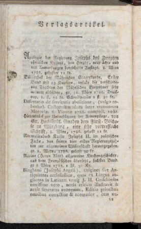 Verlagsartikel.