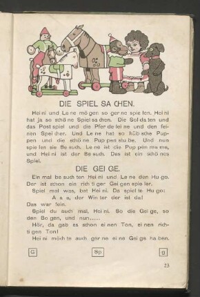 DIE SPIELSACHEN