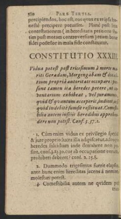 Constitutio XXXIII.