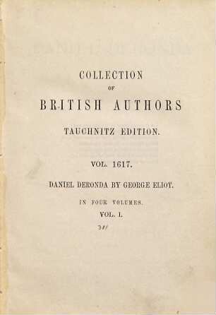 Daniel Deronda, 1