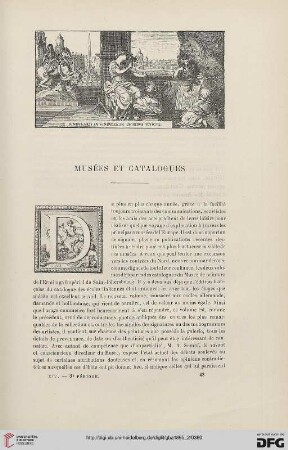 3. Pér. 14.1895: Musées et catalogues