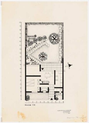 Bayerischer Rundfunk, München Gartenhof: Lageplan 1:50