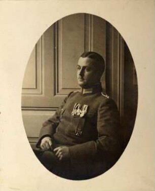 Erster Weltkrieg - Lazarett III Gewerbeschule Karlsruhe. Unbekannter Soldat