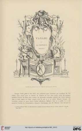 7: Vasari et la critique moderne