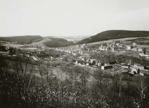 Bad Gottleuba von Nordosten : Bad Gottleuba von Nordosten, rechts Heilstätte der SVA