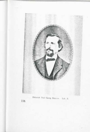 Heinrich Paul Georg Bünsow. Tab. P.