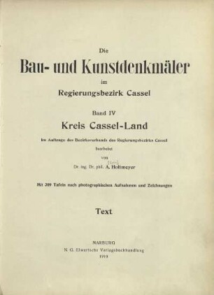 4: Kreis Cassel-Land : Text