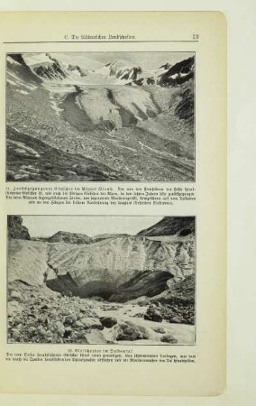 Zurückgegangener Gletscher im Pitztal (Tirol)