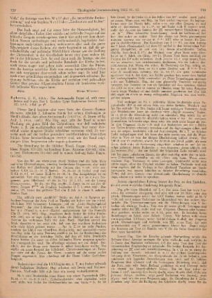 737-740 [Rezension] Roberts, C. H., F.B.A., The Antinoopolis Papyri