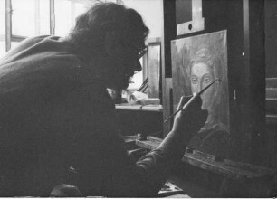 Peter Schermuly im Atelier Leopoldstraße, München