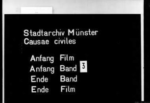 Klage der Witwe Mumme, geb. Anna Bispinck ./. Friedrich Stoltenkamp auf Zahlung des Restkaufpreises für das Haus, der Morrien genannt, das ihr Mann dem Serries Stoltenkamp verkauft hat.