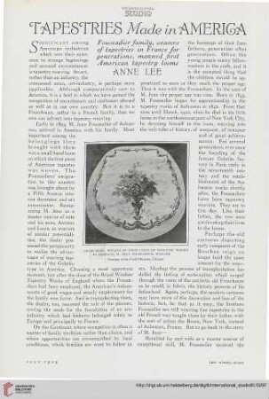 81.1925 = Nr. 338: Tapestries made in America