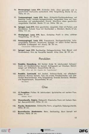Glas (Nr. 104-107)